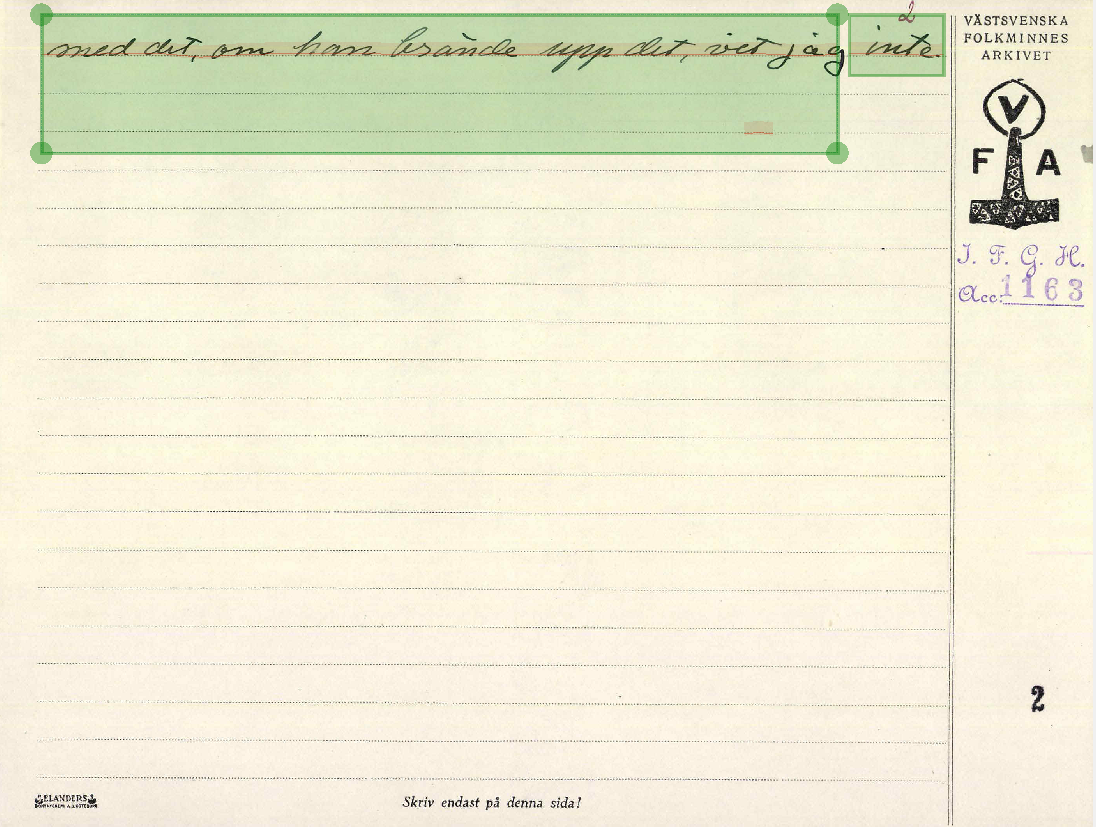 Bild 13: Misslyckad layoutanalys med tränad datormodell (IFGH 1163, s. 2).