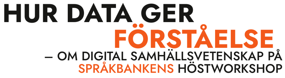 Rubrik med texten Hur data ger förståelse
