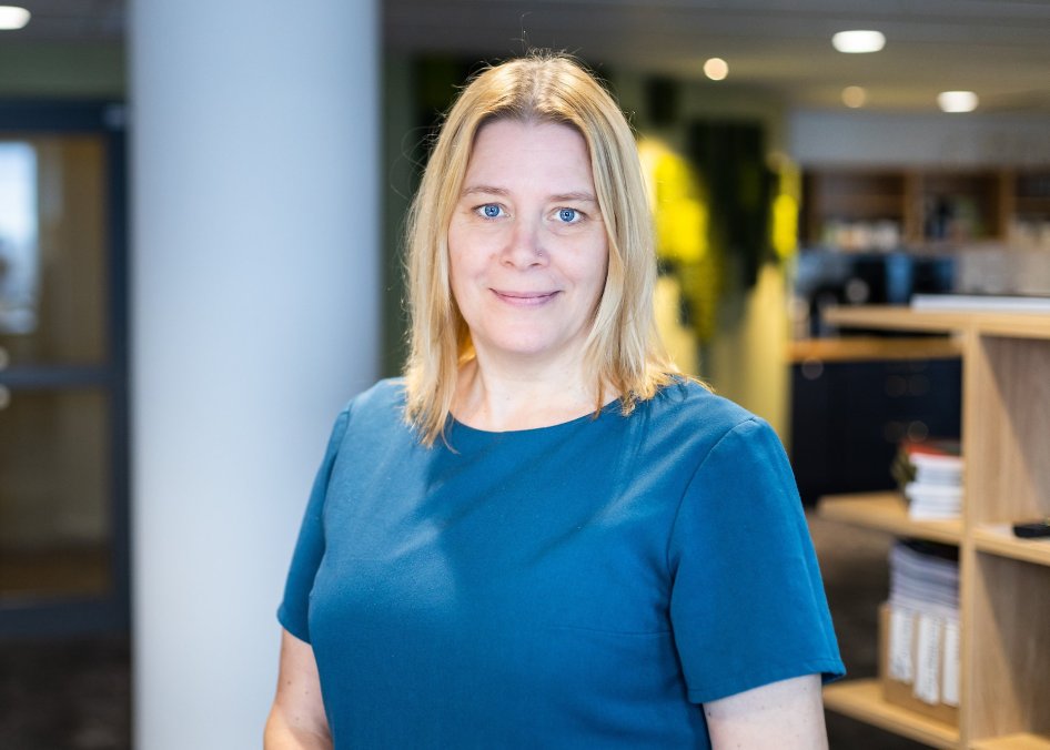 Christina Tånnander, talteknolog. Foto: Sarah Perfekt.